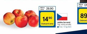 Tesco Jablka červená nabídka