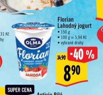 Albert Florian lahodný jogurt nabídka