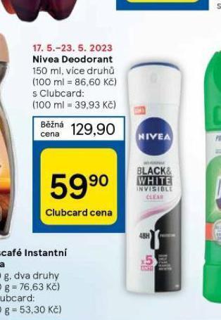 Tesco Nivea deodorant nabídka