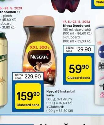 Tesco Nescafé instantní káva nabídka