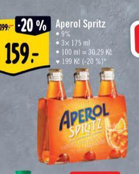 Albert Aperol spritz nabídka