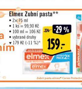 Albert Elmex zubní pasta nabídka