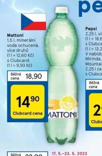 Tesco Mattoni ochucená nabídka
