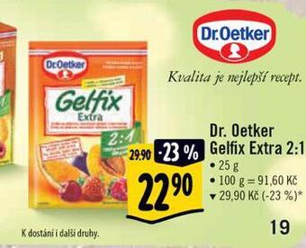 Albert Dr. oetker gelfix nabídka