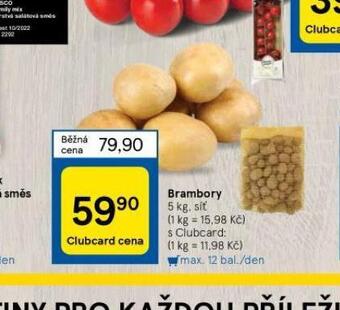 Tesco Brambory nabídka