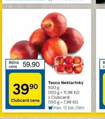 Tesco Tesco nektarinky nabídka