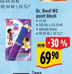 Albert Dr. devil wc point block nabídka