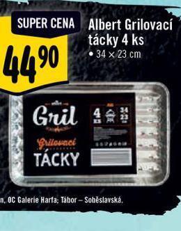 Albert Grilovací tácky nabídka