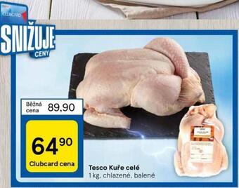 Tesco Kuře celé nabídka
