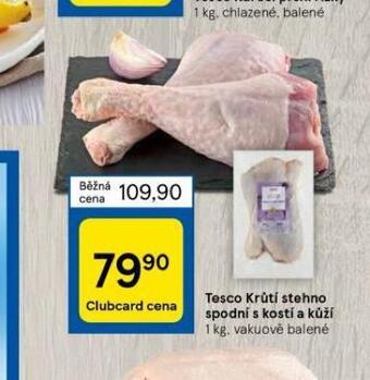 Tesco Krůtí stehno spodní s kostí a kůží nabídka
