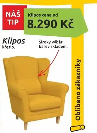 Klipos křeslo.