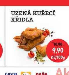 RABBIT řeznictví Uzená kuřecí křídla 100g nabídka