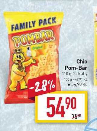 Billa Chio pom-bär 110 g nabídka