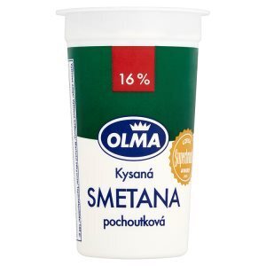 Billa Olma kysaná smetana pochoutková 16% 200g nabídka