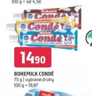 Terno Bohemilk condé 75 g nabídka