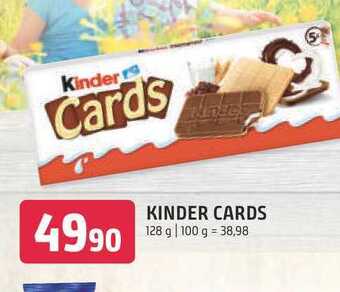 Terno Kinder cards 128 g nabídka