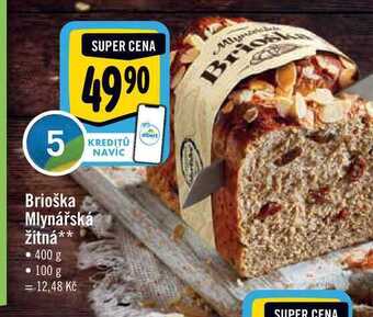 Albert Brioška mlynářská žitná 400 g nabídka