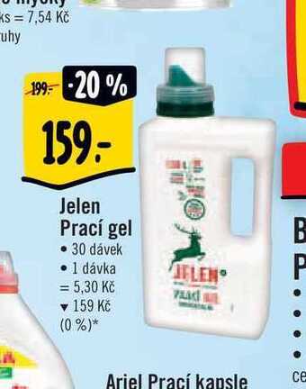 Albert Jelen prací gel 30 dávek nabídka
