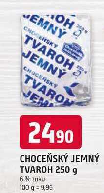 Trefa Choceňský jemný tvaroh 250 g nabídka