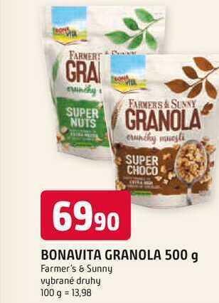 Trefa Bonavita granola 500 g nabídka