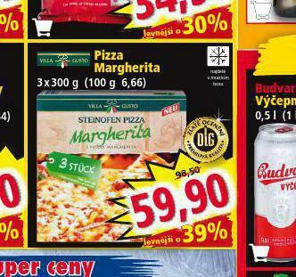 Norma Pizza margherita nabídka