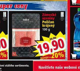 Norma Poličan krájený nabídka