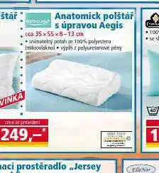 Norma Anatomický polštář s úpravou aegis nabídka