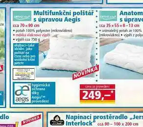 Norma Multifunkční polštář s )pravou aegis nabídka