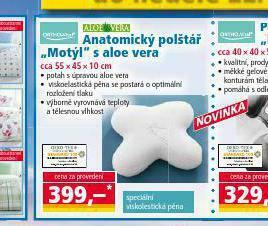 Norma Anatomický polštář motýl nabídka