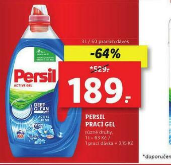 Lidl Persil prací gel nabídka