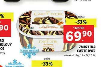 Lidl Zmrzlina carte d´or nabídka
