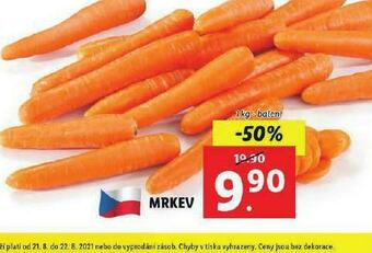 Lidl Mrkev nabídka