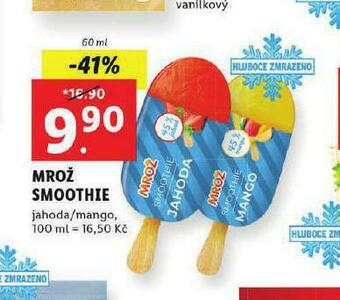 Lidl Mrož smoothie nabídka