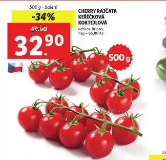 Lidl Cherry rajčata keříčková datlová nabídka