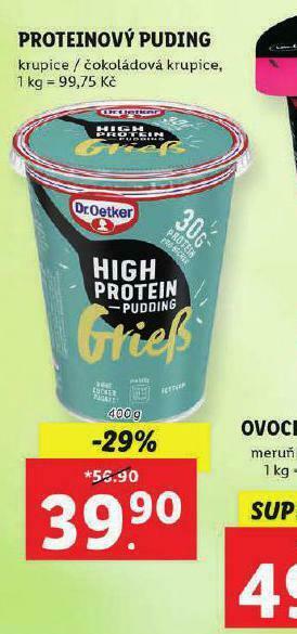 Lidl Proteinový puding nabídka