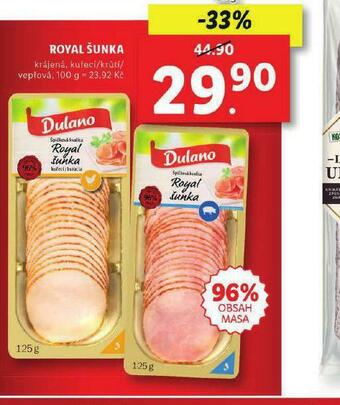 Lidl Royal šunka nabídka