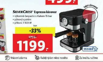 Lidl Espresso kávovar nabídka