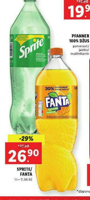Lidl Sprite 2,25l nabídka