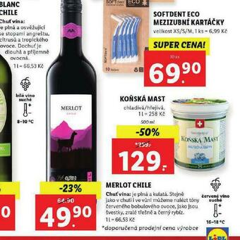 Lidl Merlot chile nabídka