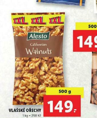 Lidl Vlašské ořechy nabídka