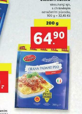 Lidl Grana padano nabídka