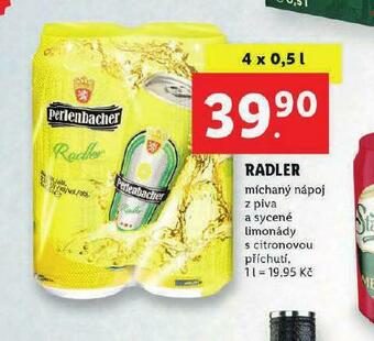 Lidl Radler nabídka