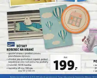Lidl Dětský koberec na hraní nabídka