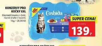Lidl Coshida konzerva pro kočky nabídka