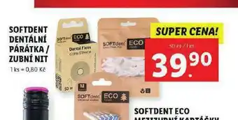 Lidl Sofdent dentální párátka / zubní nit nabídka