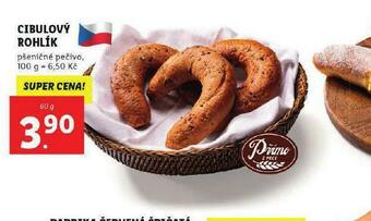 Lidl Cibulový rohlík nabídka
