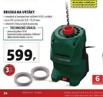 Lidl Bruska na vrtáky nabídka