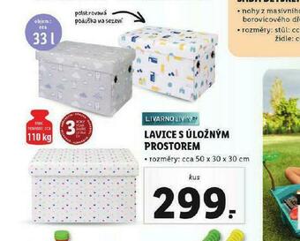 Lidl Lavice s úložným prostorem nabídka