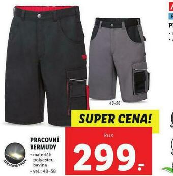 Lidl Pracovní bermudy nabídka