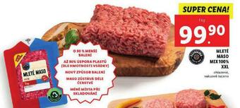 Lidl Mleté maso mix 100% xxl nabídka
